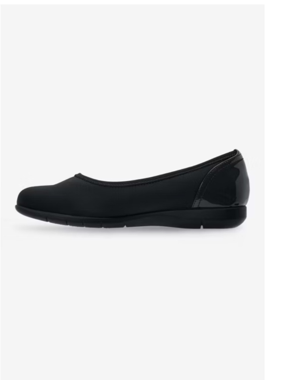 Comfortview The Lyra Slip On Flat - 10 WW, Black (Wide Width) Women’s shoe